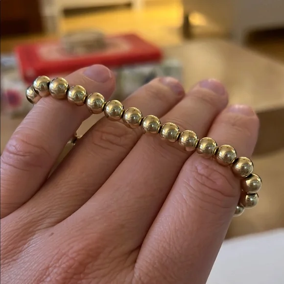 Alexa Leigh 6mm Gold Ball Bracelet - Picture 1 of 3